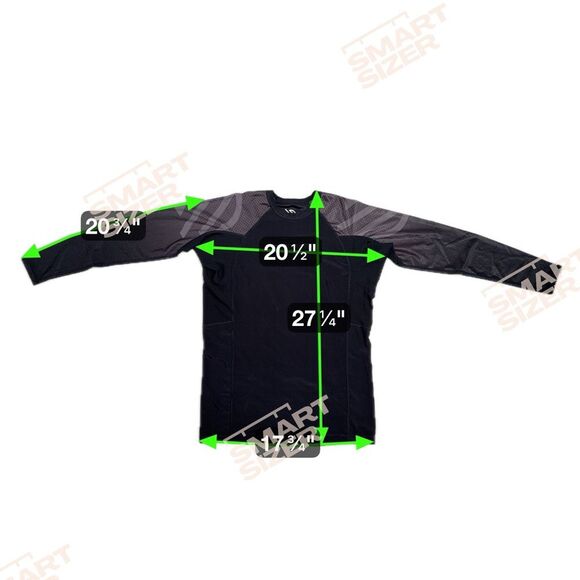 Sanabul Long Sleeve Crew Neck MMA Black Compression Shirt Rashguard Size M - Picture 4 of 4